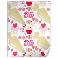 Desserts Pastries Baking Wallpaper Canvas 12  X 16  by Ravend