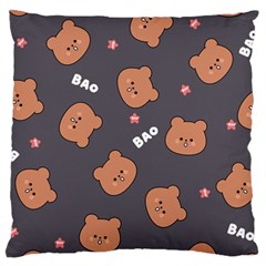 Bears! Large Premium Plush Fleece Cushion Case (two Sides) by fructosebat