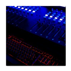 Mixer Console Audio Mixer Studio Face Towel by Jancukart