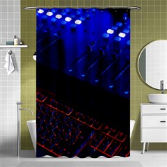 Mixer Console Audio Mixer Studio Shower Curtain 48  X 72  (small)  by Jancukart