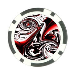 Modern Art Design Fantasy Surreal Poker Chip Card Guard by Ravend