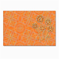 Background Backdrop Art Flowers Postcard 4 x 6  (pkg Of 10) by Ravend