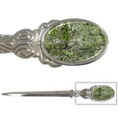 Old Stone Exterior Wall With Moss Letter Opener by dflcprintsclothing