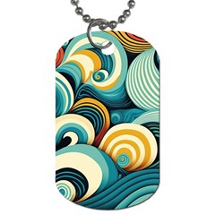 Waves Dog Tag (two Sides) by fructosebat