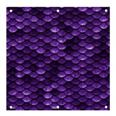 Purple Scales! Banner And Sign 4  X 4  by fructosebat