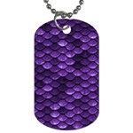 Purple Scales! Dog Tag (Two Sides) Back