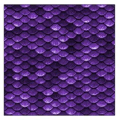 Purple Scales! Square Satin Scarf (36  X 36 ) by fructosebat