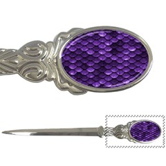 Purple Scales! Letter Opener by fructosebat