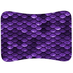 Purple Scales! Velour Seat Head Rest Cushion by fructosebat