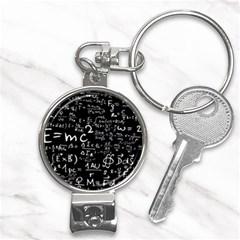 E=mc2 Text Science Albert Einstein Formula Mathematics Physics Nail Clippers Key Chain by Jancukart