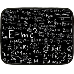 E=mc2 Text Science Albert Einstein Formula Mathematics Physics One Side Fleece Blanket (mini) by Jancukart