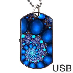 Digitalart Balls Dog Tag Usb Flash (one Side) by Sparkle