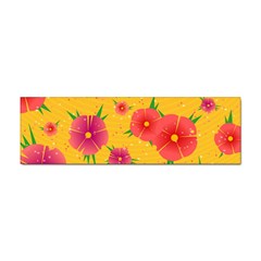 Background Flowers Floral Pattern Sticker Bumper (10 Pack) by Ravend