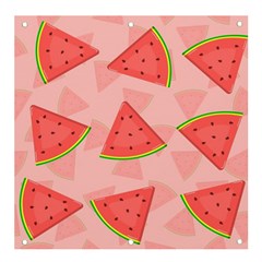 Background Watermelon Pattern Fruit Food Sweet Banner And Sign 4  X 4  by Jancukart