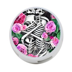 Floral Skeletons 4-port Usb Hub (one Side) by GardenOfOphir