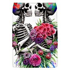 Gothic Floral Skeletons Removable Flap Cover (l) by GardenOfOphir