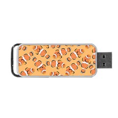 Fish Clownfish Orange Background Portable Usb Flash (one Side) by Ravend