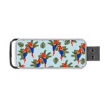 Birds Animals Nature Background Portable USB Flash (Two Sides) Back