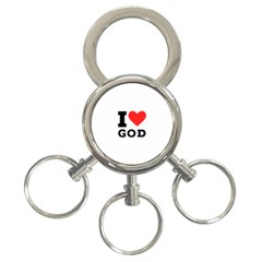 I Love God 3-ring Key Chain by ilovewhateva