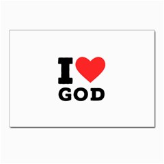 I Love God Postcard 4 x 6  (pkg Of 10) by ilovewhateva