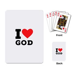 I Love God Playing Cards Single Design (rectangle) by ilovewhateva