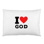 I love god Pillow Case (Two Sides) Front