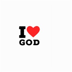 I Love God Large Garden Flag (two Sides) by ilovewhateva