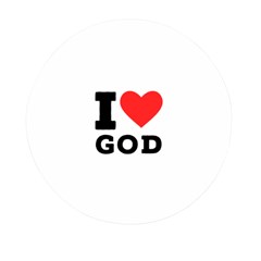 I Love God Mini Round Pill Box by ilovewhateva