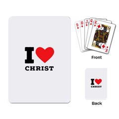 I Love Christ Playing Cards Single Design (rectangle) by ilovewhateva