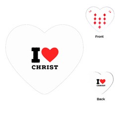 I Love Christ Playing Cards Single Design (heart) by ilovewhateva