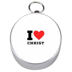 I Love Christ Silver Compasses by ilovewhateva