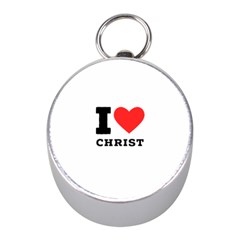 I Love Christ Mini Silver Compasses by ilovewhateva