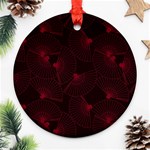 Folding Fan Seamless Pattern Ornament (Round) Front