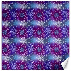 Snow White Blue Purple Tulip Canvas 20  X 20  by Pakemis