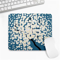 Flower Flora Decoration Pattern Large Mousepad by Uceng