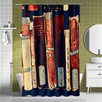 Books Shelf Library Book Shelf Shower Curtain 48  x 72  (Small)  Curtain(48  X 72 ) - 42.18 x64.8  Curtain(48  X 72 )