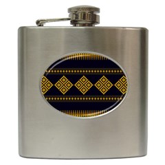 Abstract Antique Architecture Art Artistic Artwork Hip Flask (6 Oz) by Ravend