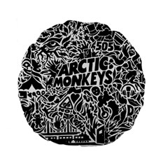 Arctic Monkeys Digital Wallpaper Pattern No People Creativity Standard 15  Premium Flano Round Cushions by Sudhe