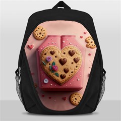 Cookies Valentine Heart Holiday Gift Love Backpack Bag by danenraven