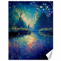 Oil Painting Night Scenery Fantasy Canvas 36  X 48  by Ravend