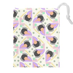 Pattern Pastel Drawing Art Drawstring Pouch (4xl) by Ravend