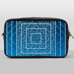 Network Social Abstract Toiletries Bag (one Side) by Ravend