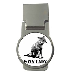 Foxy Lady Concept Illustration Money Clips (round)  by dflcprintsclothing