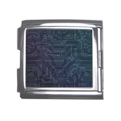 Circuit Board Circuits Mother Board Computer Chip Mega Link Italian Charm (18mm) by Ravend