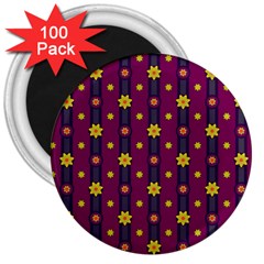 Purple Background Graphic Decor Backdrop Design Art 3  Magnets (100 Pack) by Ravend