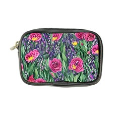 Dazzling Watercolor Flowers And Foliage Coin Purse by GardenOfOphir