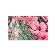 Nature-inspired Flowers Sticker Rectangular (10 Pack) by GardenOfOphir