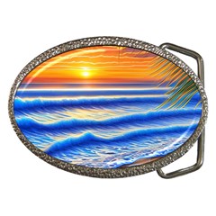 Summer Sunset Surf Belt Buckles by GardenOfOphir