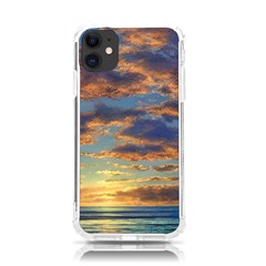 Sunrise Over The Sand Dunes Iphone 11 Tpu Uv Print Case by GardenOfOphir