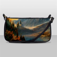 Dazzling Sunset Shoulder Clutch Bag by GardenOfOphir